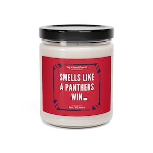 Smells Like a Panthers Win Candle | Florida Hockey Candle | Florida Panthers Gift | Panthers Hockey Gift | Lucky Game Day Candle