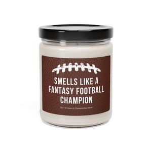 Fantasy Football Champion Candle | Funny Gift, Soy Wax image 9