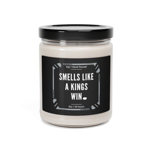 Smells Like a Kings Win Candle | Los Angeles Hockey Gift | LA Hockey Gift | LA Kings Hockey Gift | Los Angeles California Gift