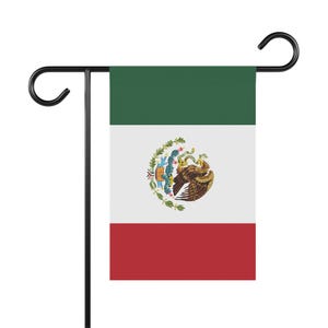 Bandera de México y pancarta para la casa / Bandera de México para jardín / Regalo con la bandera de México / Bandera de México / Bandera de México / Regalo mexicano / Letrero para jardín de México