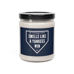 Riecht nach einer Yankees Win Candle | Yankees Baseball Geschenk | Bronx Bombers Geschenk | Lucky Game Day Kerze