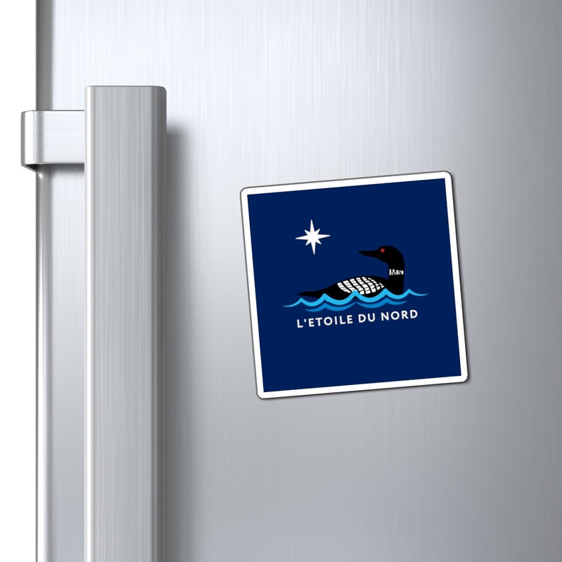 Minnesota Loon Magnet | L'etoile du Nord, Star of the North image 4
