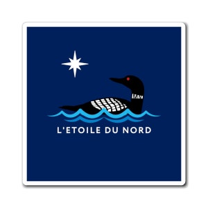 Minnesota Loon Magnet | L'etoile du Nord, Star of the North image 2