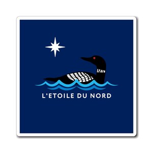 Minnesota Loon Magnet | L'etoile du Nord, Star of the North image 3