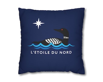 Minnesota Loon Throw Pillow | MN Cabin Decor Gift