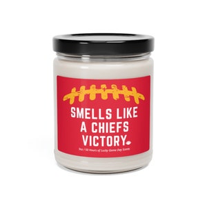 Smells Like a Chiefs Victory Candle | Kansas City Football Gift | Chiefs Candle | Gift for Chiefs Fan | KC Chiefs Candle | Funny Chiefs Gift