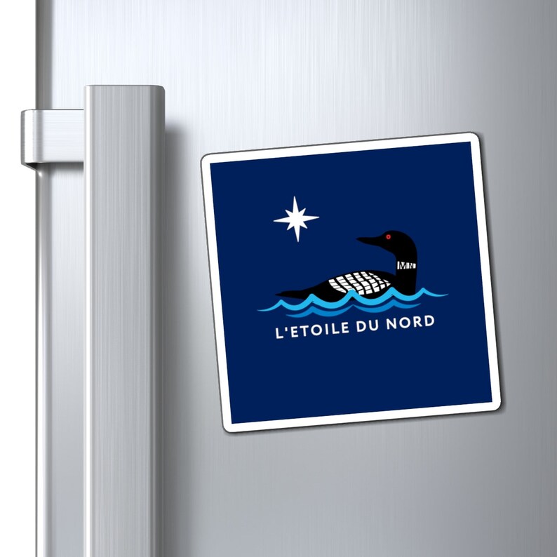 Minnesota Loon Magnet | L'etoile du Nord, Star of the North image 5