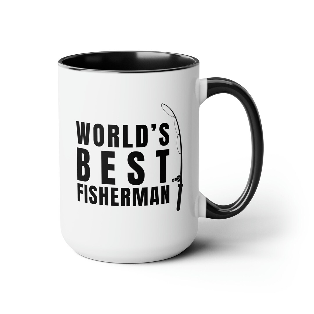 World's Best Fisherman Mug Funning Fishing Gift World's Best