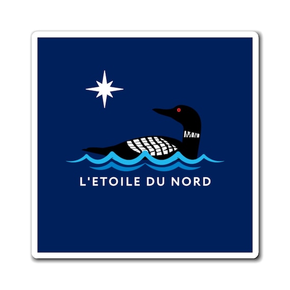 Minnesota Loon Magnet | L'etoile du Nord, Star of the North