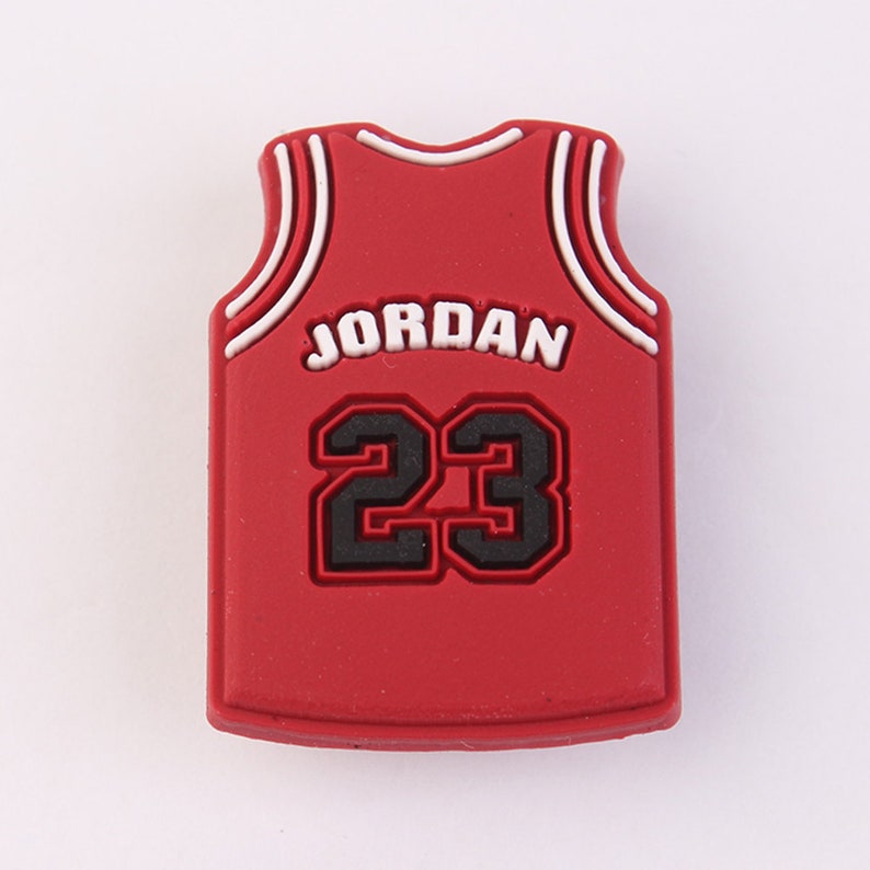 NBA Michael Jordan Croc Charms Jibbitz Etsy