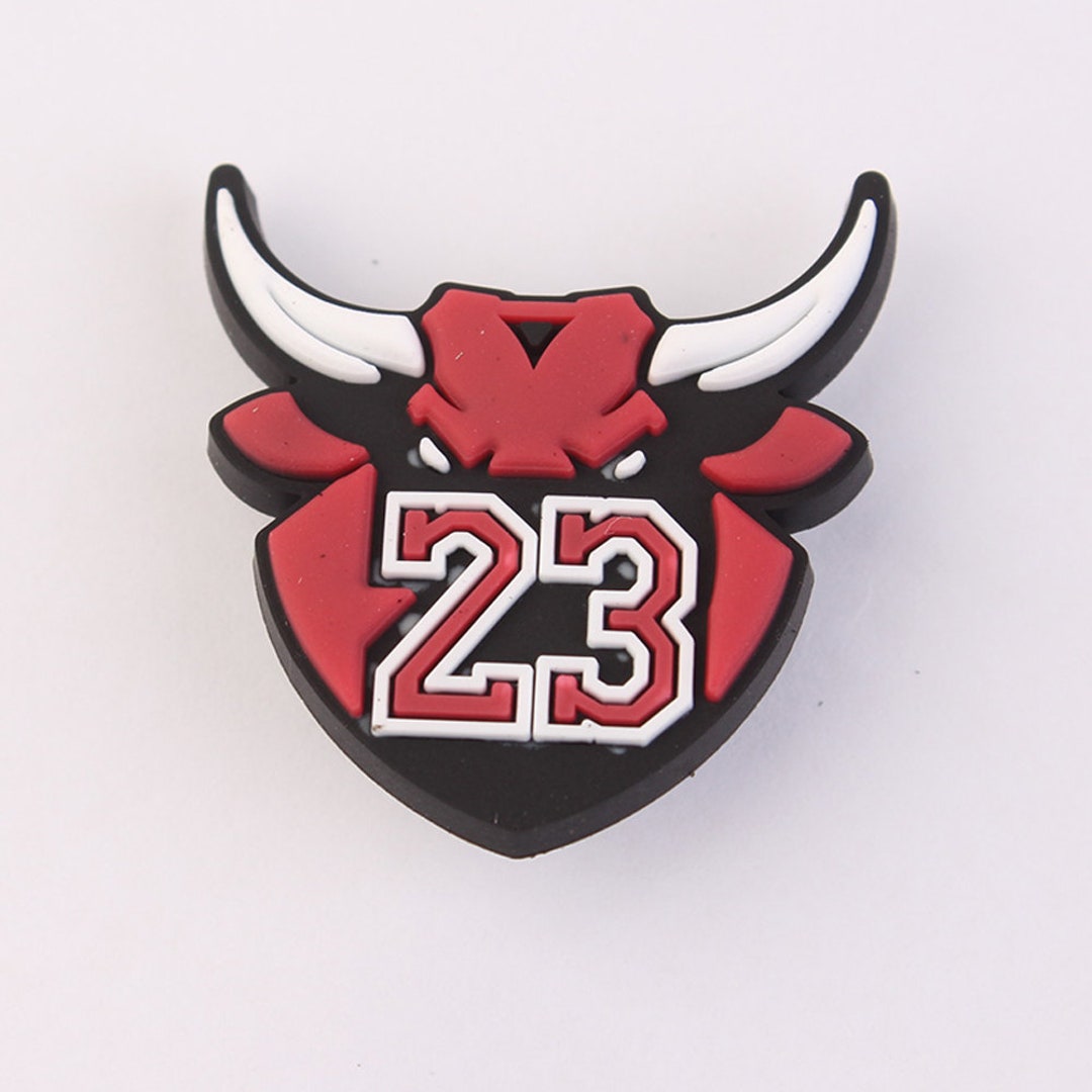 NBA Michael Jordan Croc Charms Jibbitz Etsy