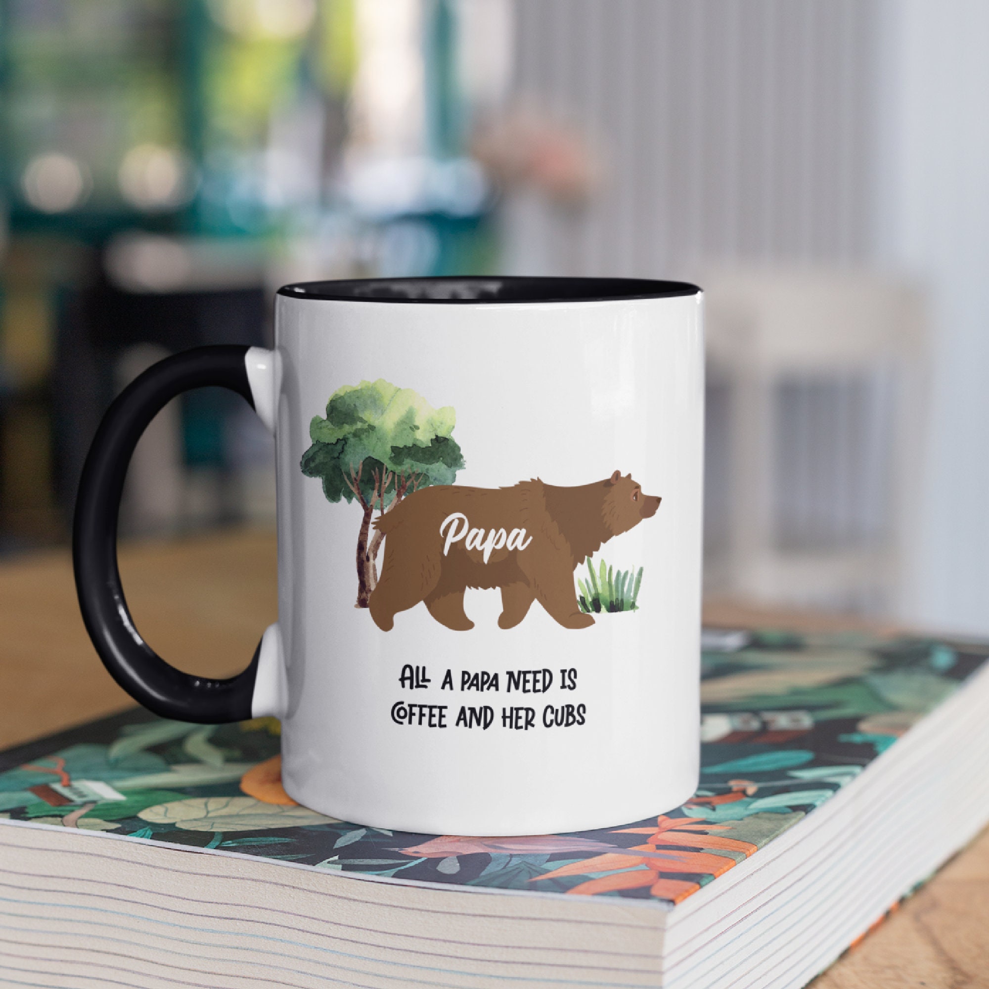 Papa bear cheap travel mug