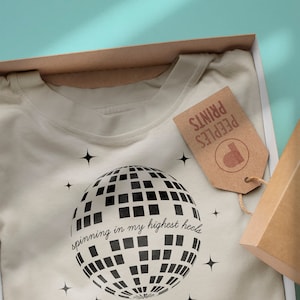 Spinning in my highest heels - Mirrorball PNG and SVG Digital Download