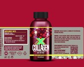 Package Design Label Template | Bottle Label Package Template Design | Custom Label Design | DIY Bottle Label | Wrap Around Label