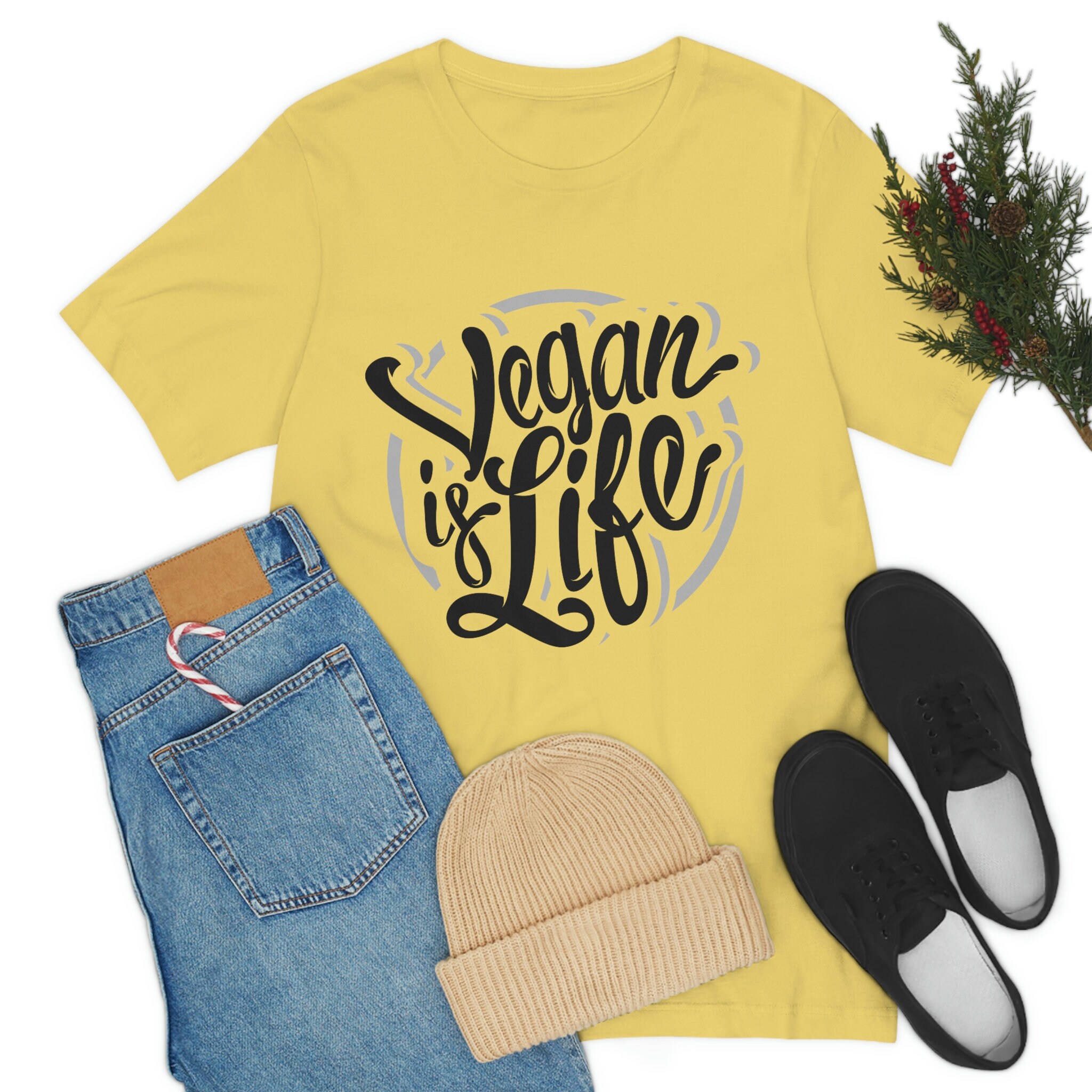 Livin' the Vegan Life Unisex Jersey Short Sleeve Tee - Etsy