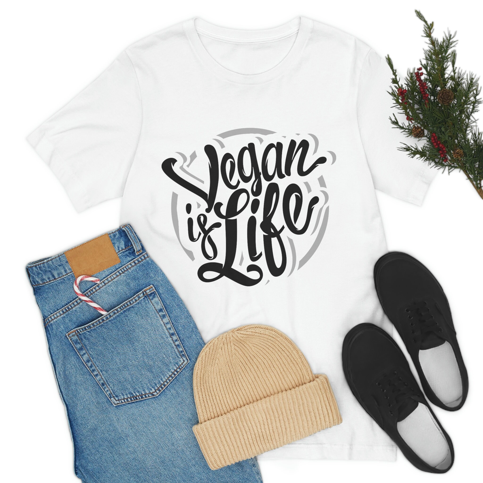 Livin' the Vegan Life Unisex Jersey Short Sleeve Tee - Etsy