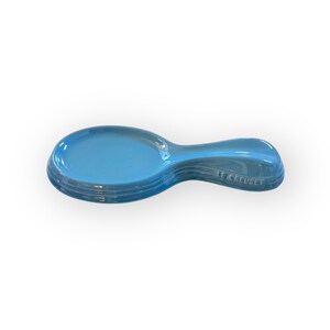 Le Creuset Caribbean Blue Stoneware Spoon Rest 10 