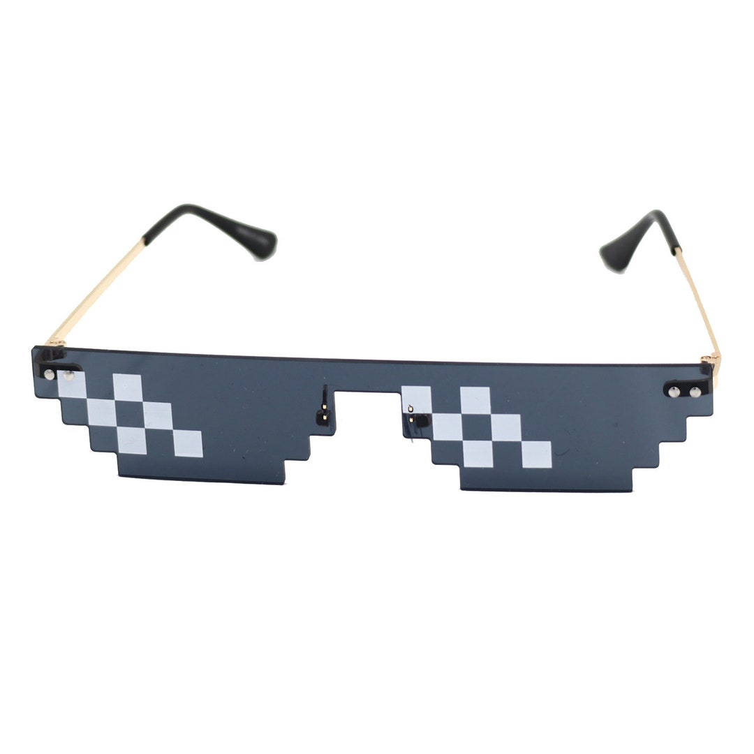 Premium Metal MLG Deal With It Dank Meme Thug Life Glasses Etsy