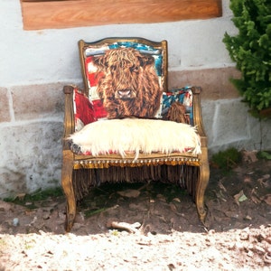 Western-style leather chair