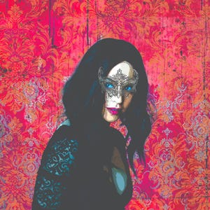 Elegant Woman Decoupage Paper: Large Rice Paper for DIY Crafts