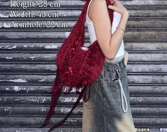 Rare Archive 90's Y2K Leather Diesel Red Baguette Shoulder Rare Archive 90's Y2K Leather Diesel Red Baguette Shoulder