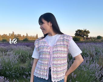 Crochet Fairy Vest Pattern PDF