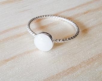 Breast Milk Jewelry, Twisted Band Ring, DIY Kit Breastfeeding Keepsake, Gift for New Mom, First Mothers Day, Breastmilk Ring