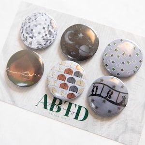 Folklore Button Magnet Set