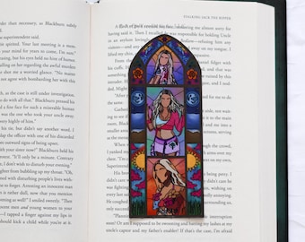 Midnight Sun Stained Glass Bookmark