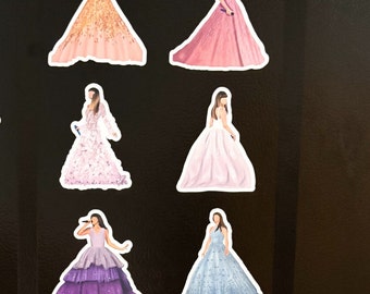 Speak Now Outfit Magnets