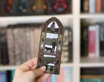 Stick Season Stained Glass Bookmark