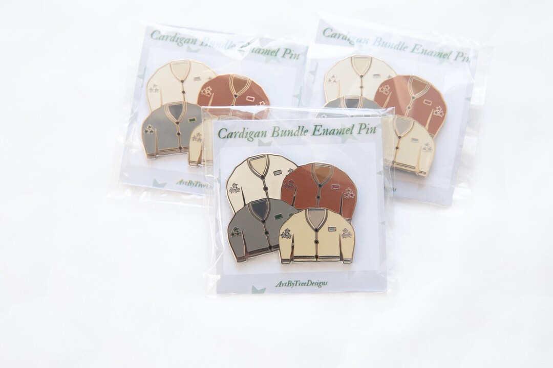 Cardigans Enamel Pin - Etsy