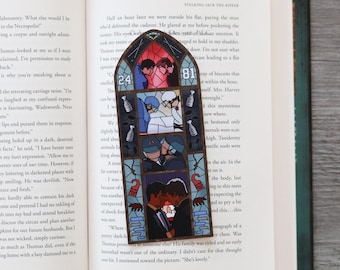 Hollanov Hockey Stained Glass Bookmark
