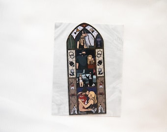 So High School Stained Glass Fridge Magnet
