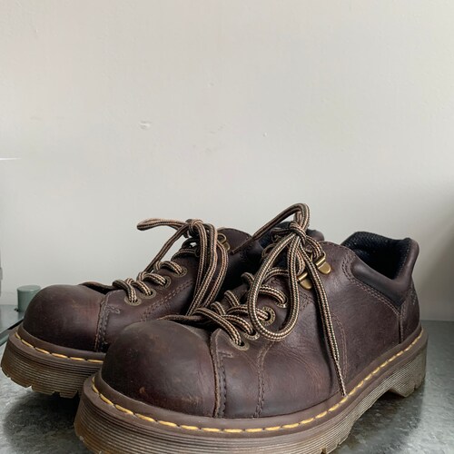 Chunky brown doc martens Clearance