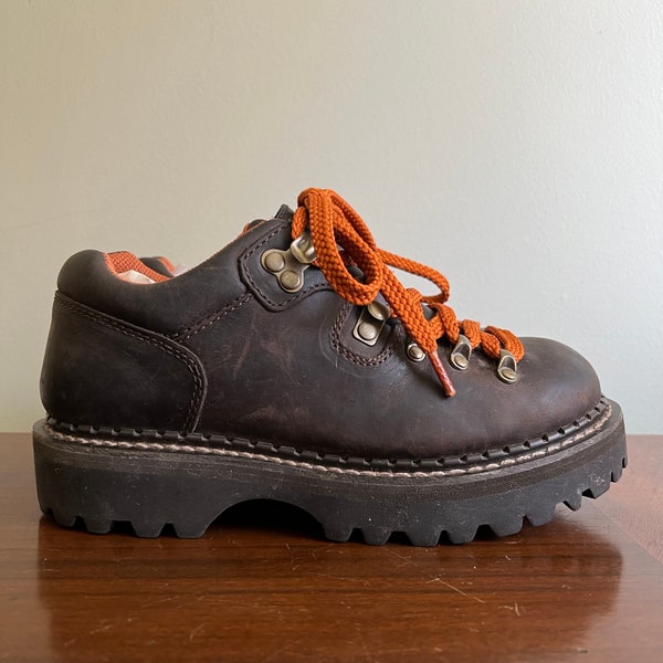 Vintage Platform Chunky Oxford Boots— Y2K 90s