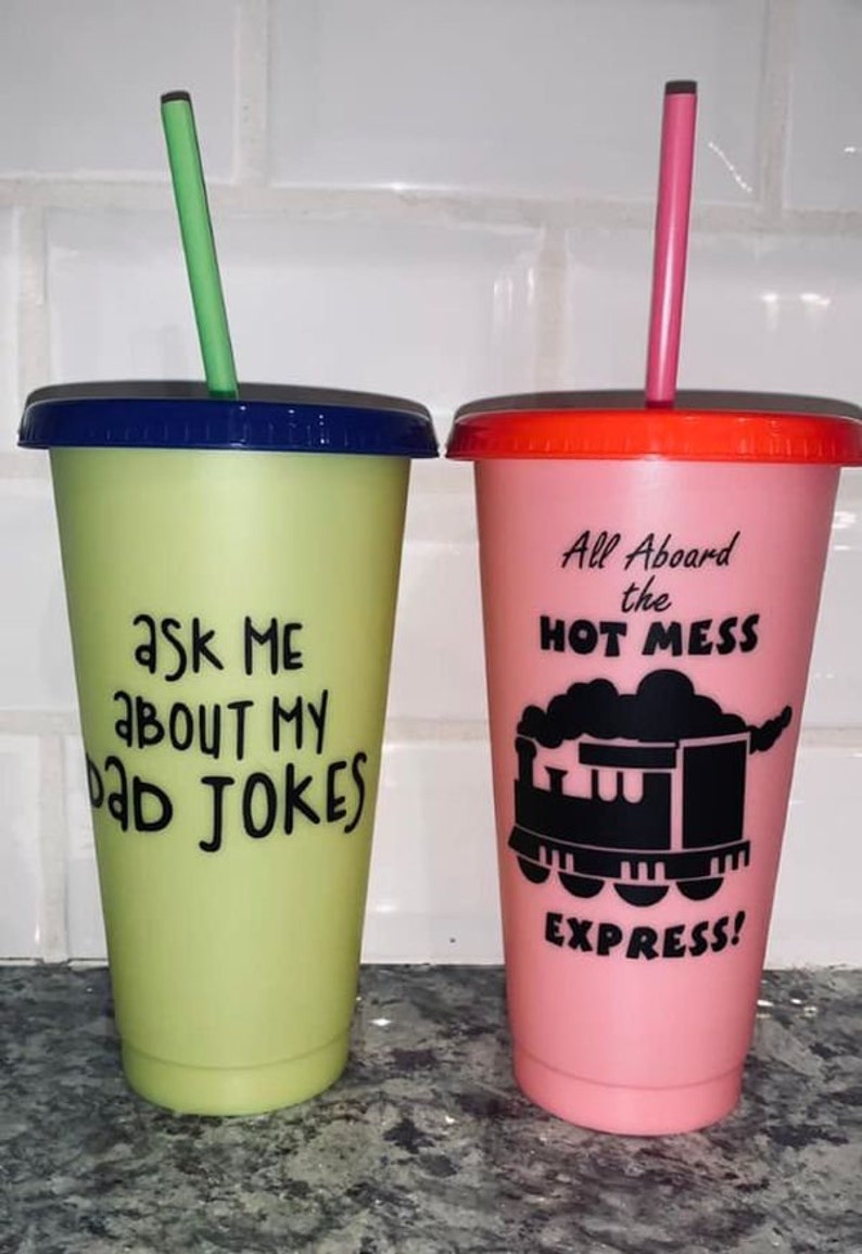 Custom Color Changing Cups Etsy