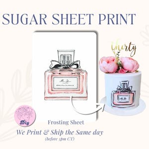Sugar Sheet Pink Perfume Print