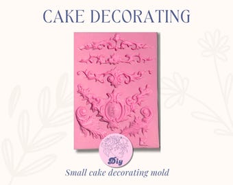 Frame border silicone mold , great for macaron decor 2"