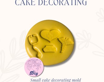 Nurse Grad Silicone Mold: Food-Safe Baking, Cake Decor