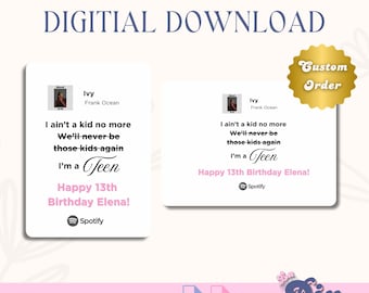 Custom File – Frank Ocean “White Ferrari” Lyrics | Edible Cake Topper Image | Round digital download | Personalized Birthday Topper