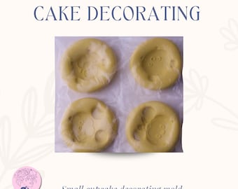 Mickey Winnie face Silicone Mold: Food-Safe Baking, Fondant, Chocolate Decor