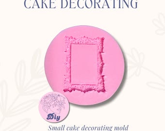 Mini Frame Silicone Mold: Fondant, Chocolate, Cookie Decorating