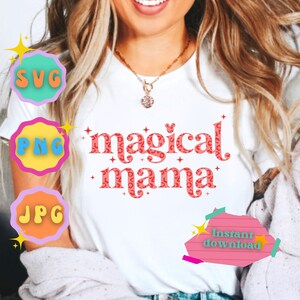 Magical Mama - impression guépard - SVG - PNG