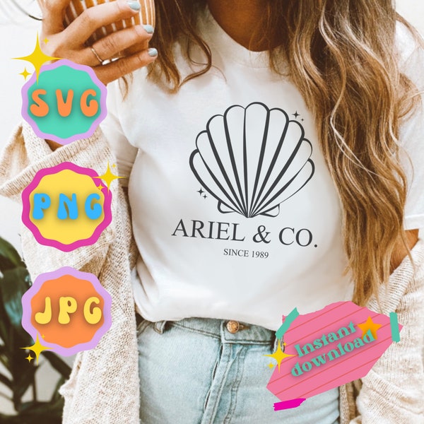 Ariel & Company SVG - PNG - JPG