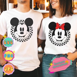 Matching Mouse Couples - SVG - PNG