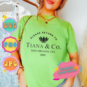 Tiana & Company - SVG - PNG - JPG