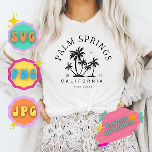 Palm Springs Cali SVG - PNG - JPG