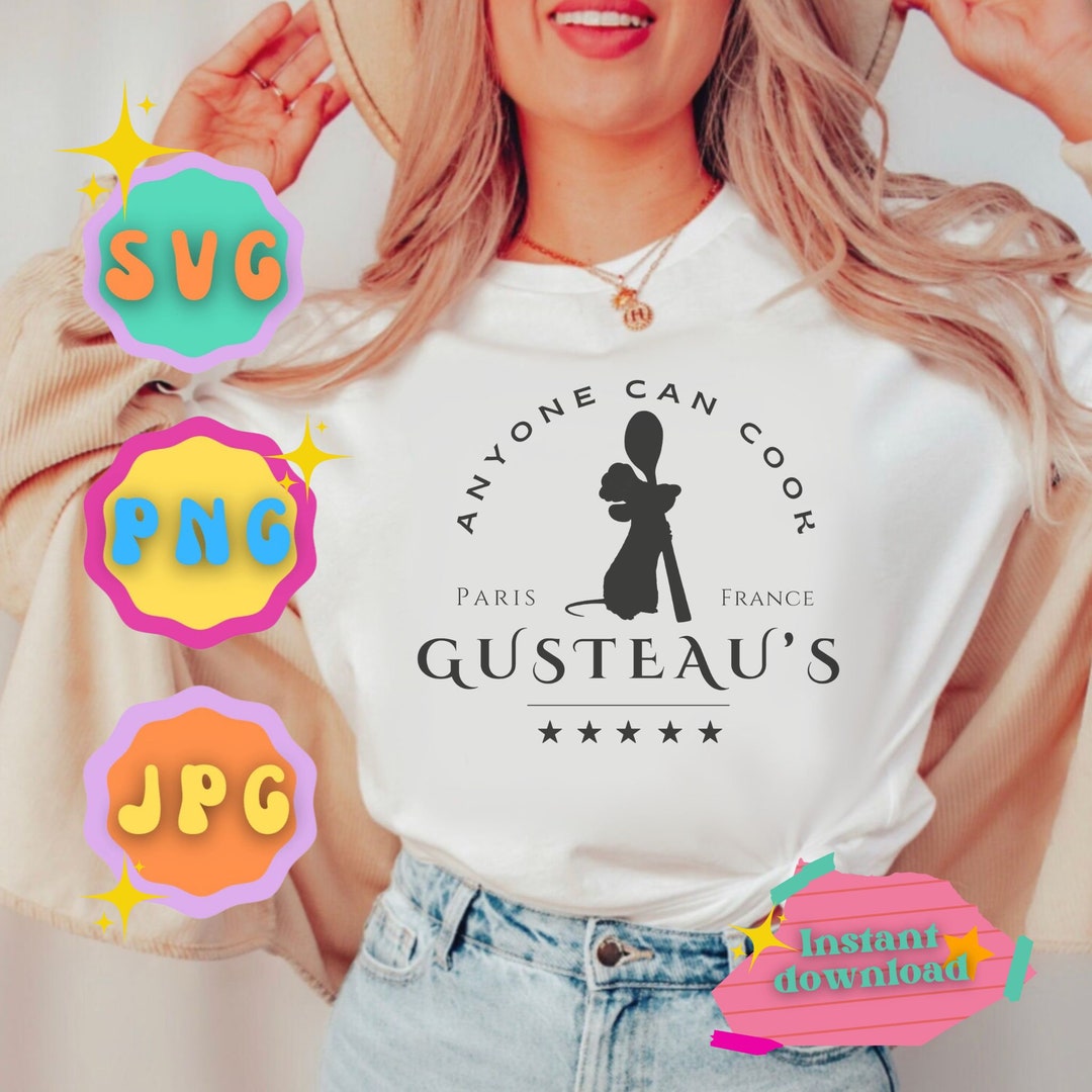 Gusteaus Anyone Can Cook SVG PNG JPG - Etsy