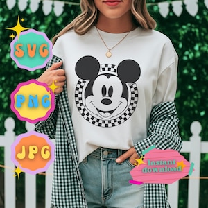 Checkered Mouse SVG - PNG - JPG